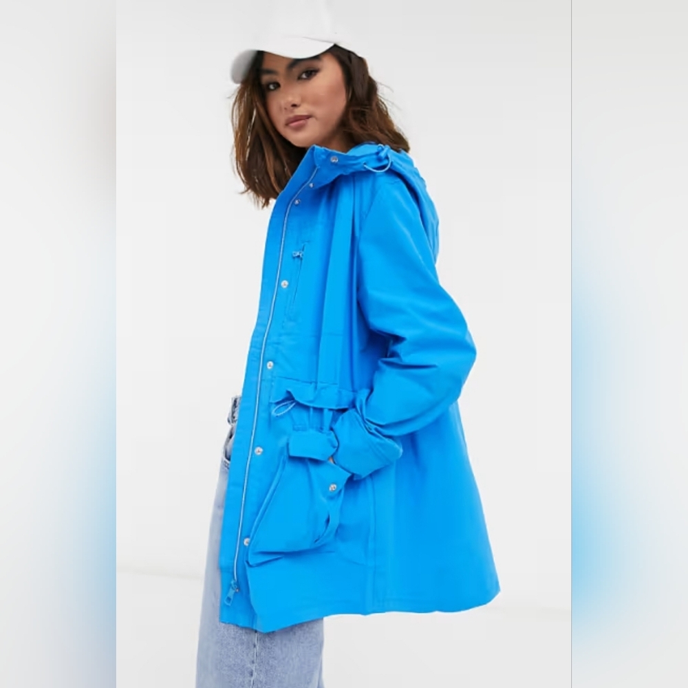 J. Crew Vibrant Blue Utility Jacket Size XXS